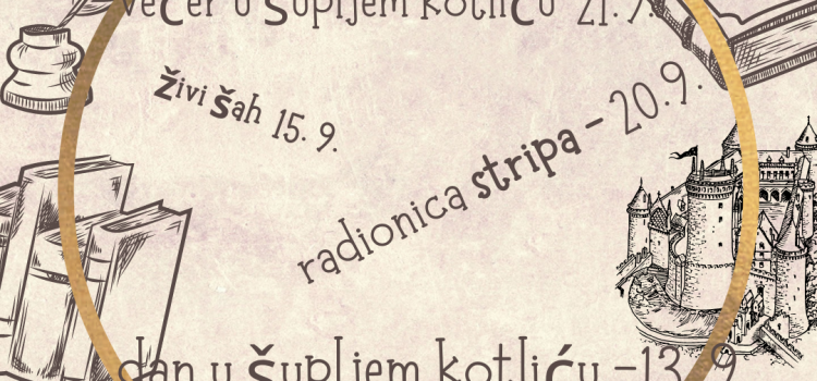 CIKLUS TREĆI PROSTORI:  s potporom Ministarstva kulture krećemo u naš prvi fantastični tjedan