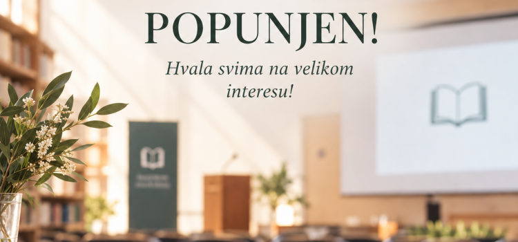 Popunjen stručni skup BUDUĆNOST MALIH KNJIŽNICA: DIGITALNA (R)EVOLUCIJA Popunjen stručni skup BUDUĆNOST MALIH KNJIŽNICA: DIGITALNA (R)EVOLUCIJA